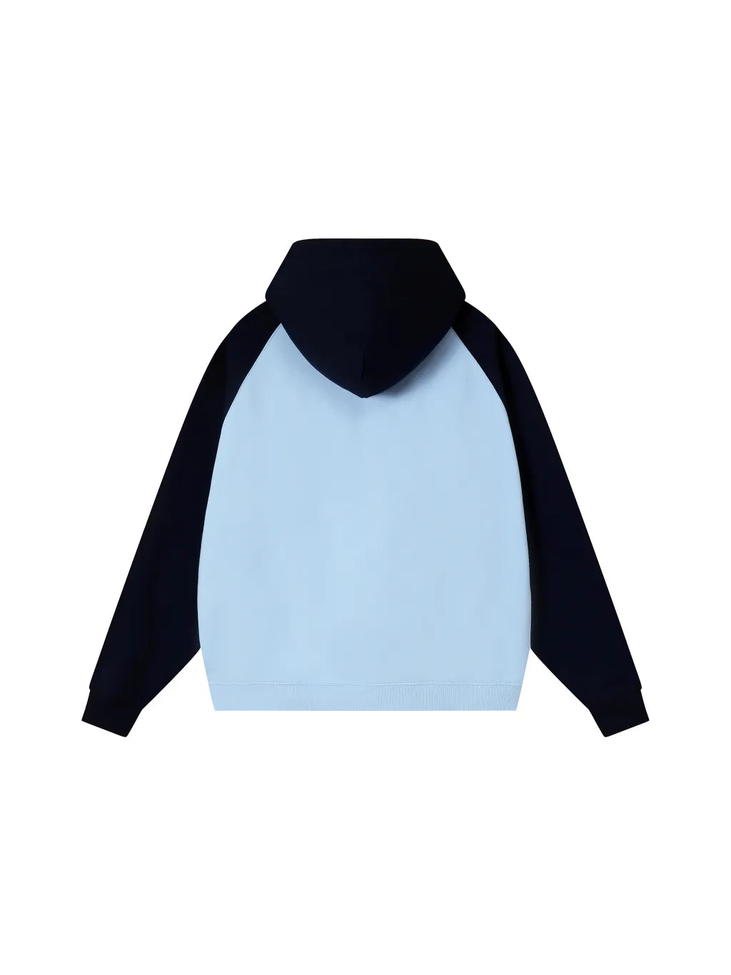 LUXURY TERMINAL - Color-Block Raglan Sleeve Hoodie