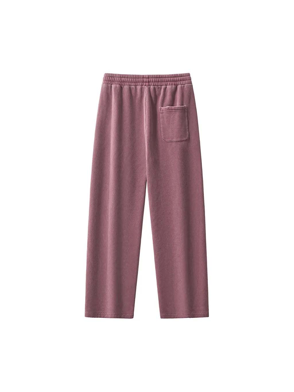 LUXURY TERMINAL - Frayed Enzyme Washed Fleece Sweatpants