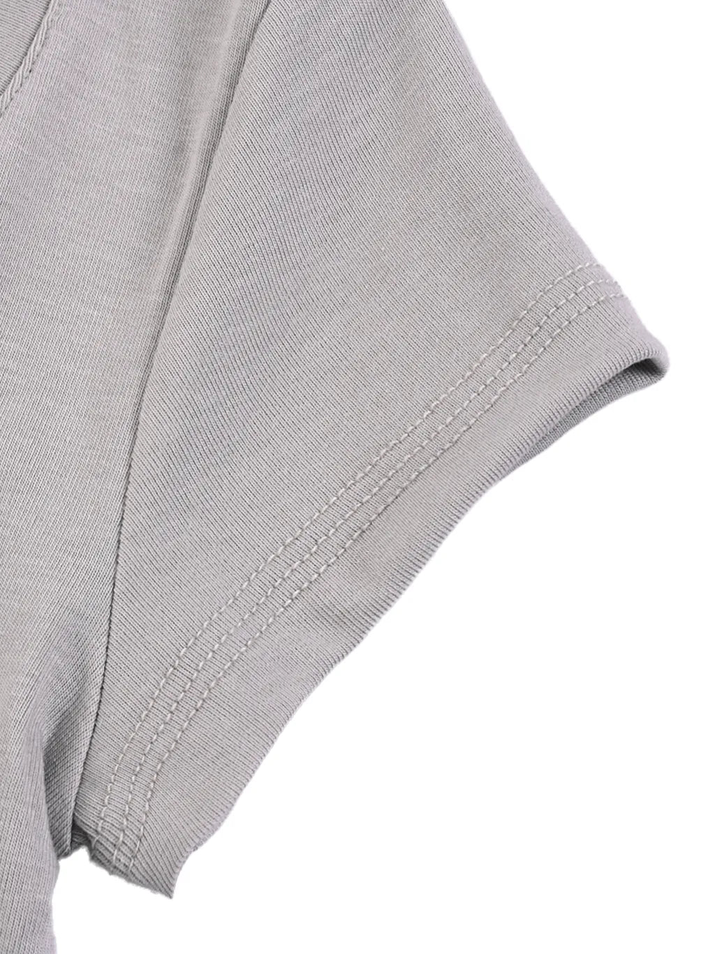 LUXURY TERMINAL - Essential V-Neck Bodycon T-Shirt