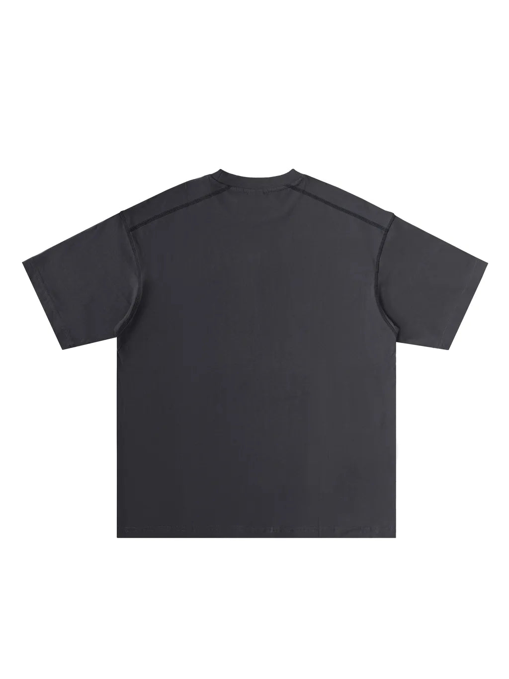 LUXURY TERMINAL - Oversized Contrast-Stitched Cotton Tee
