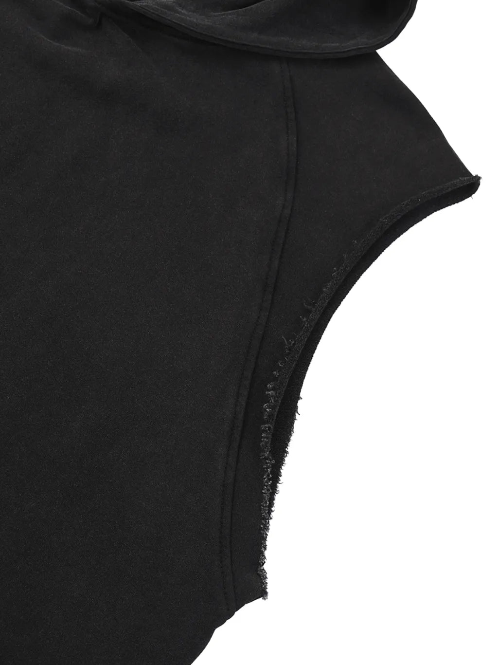 LUXURY TERMINAL - Snow Washed Sleeveless Hoodie