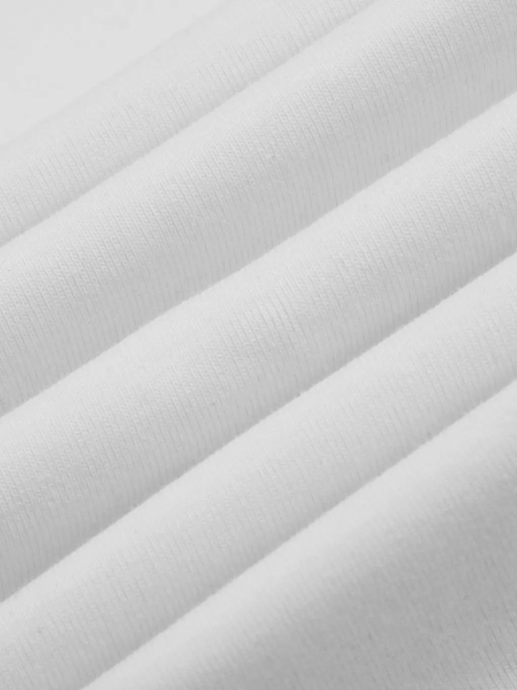 LUXURY TERMINAL - Contrast Edge Ribbed Crewneck T-Shirt