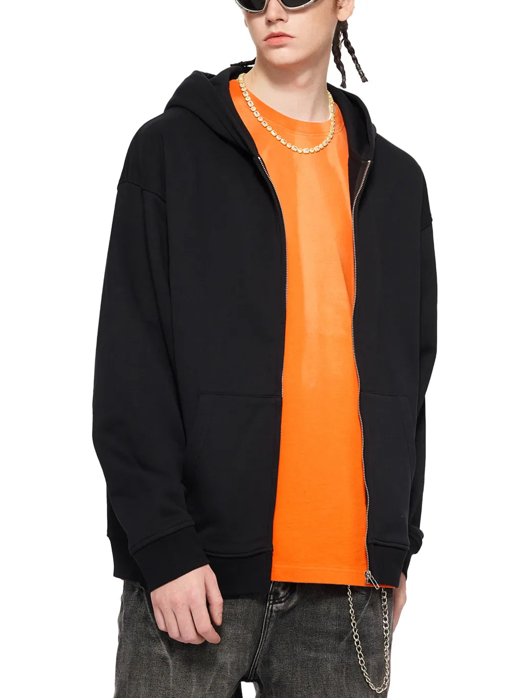 LUXURY TERMINAL - Heavyweight Zip-up Hoodie