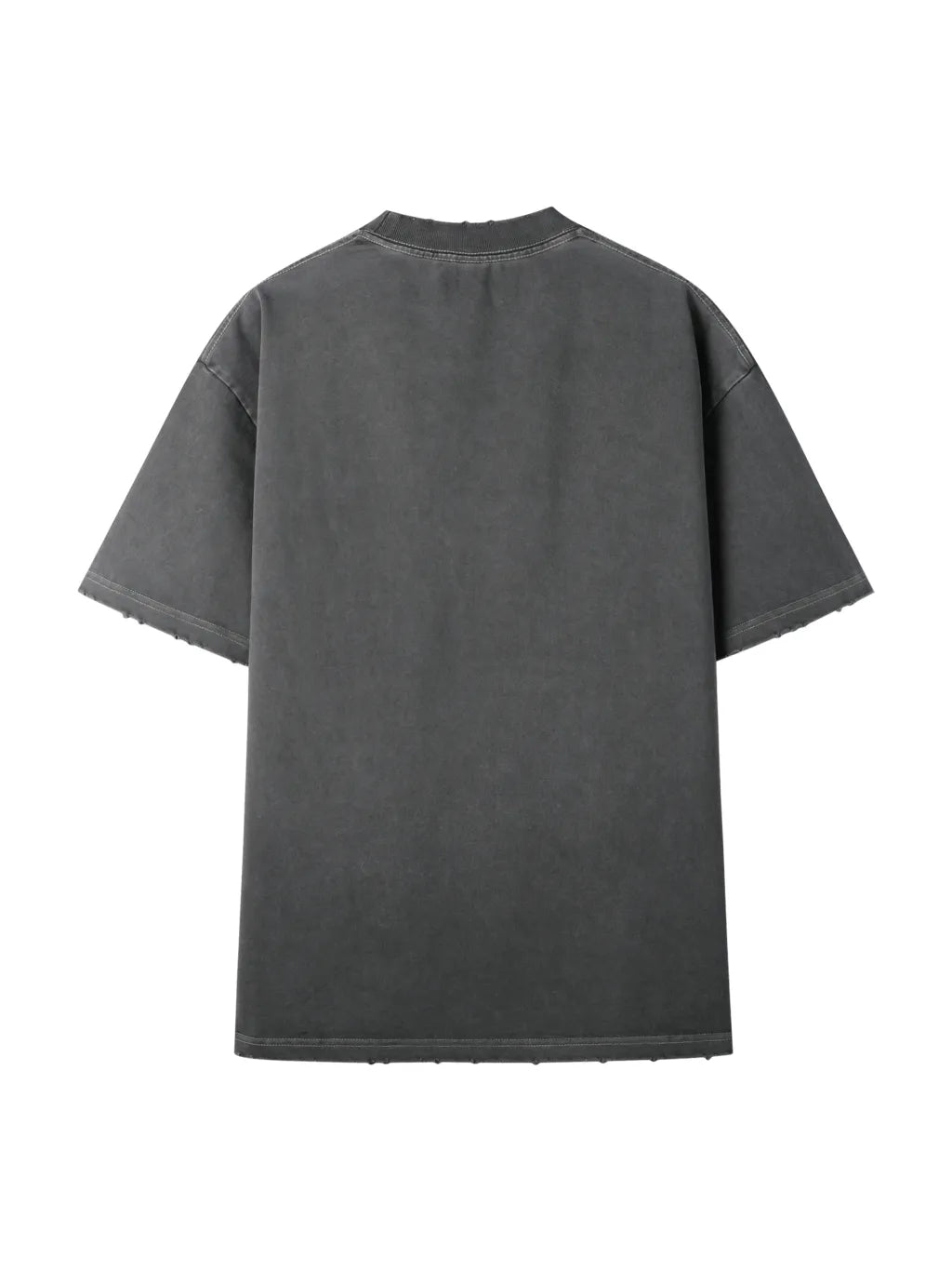 LUXURY TERMINAL - Heavyweight Vintage Washed Frayed T-Shirt