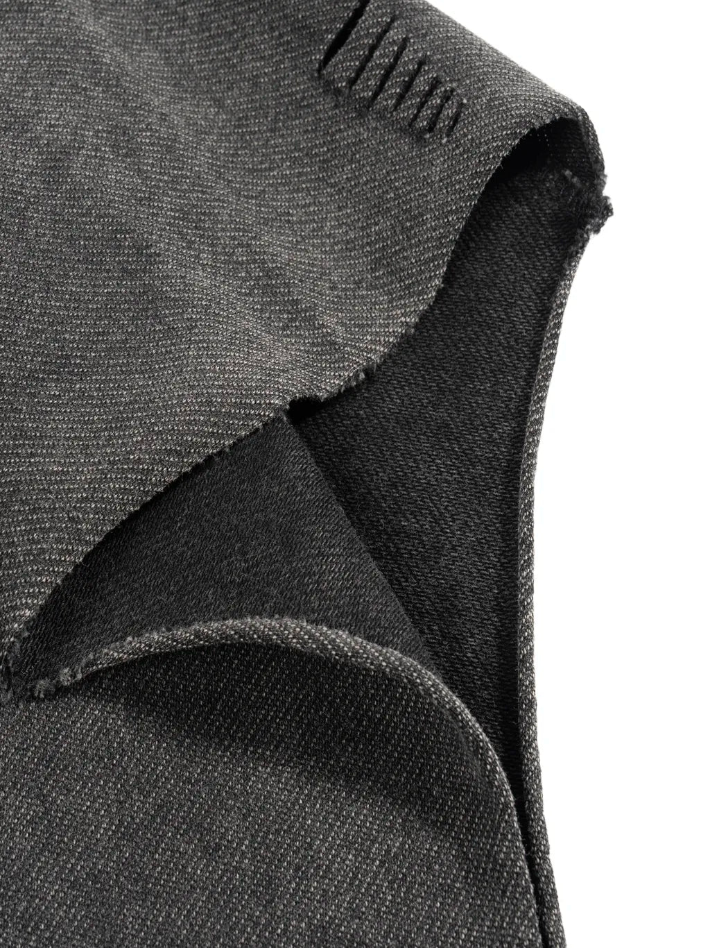 LUXURY TERMINAL - Snow Washed Boxy Hooded Tank Top