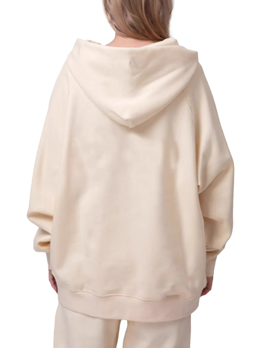 LUXURY TERMINAL - Essential Zip-up Fleece Hoodie