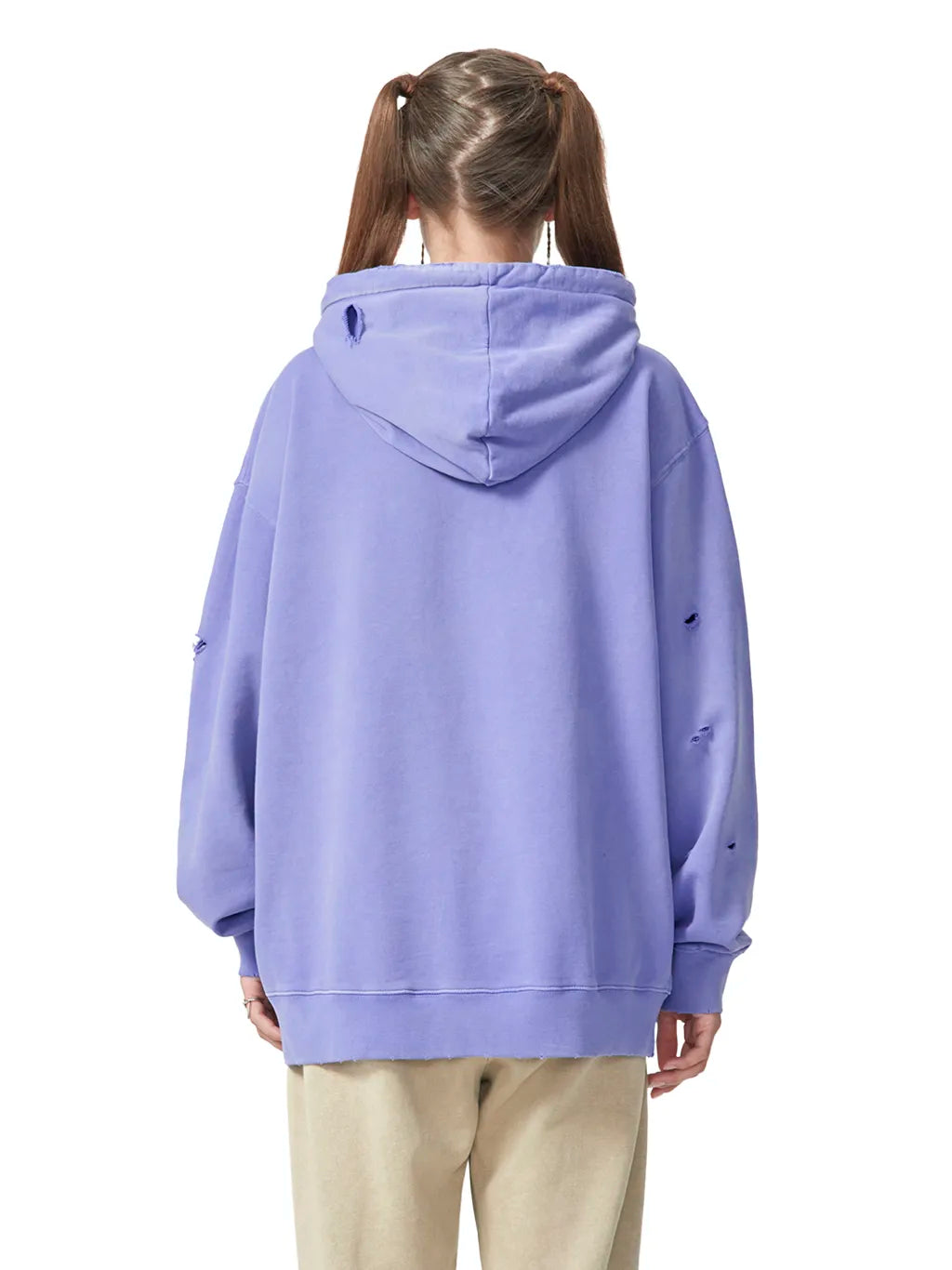 LUXURY TERMINAL - Distressed Vintage Wash Hoodie