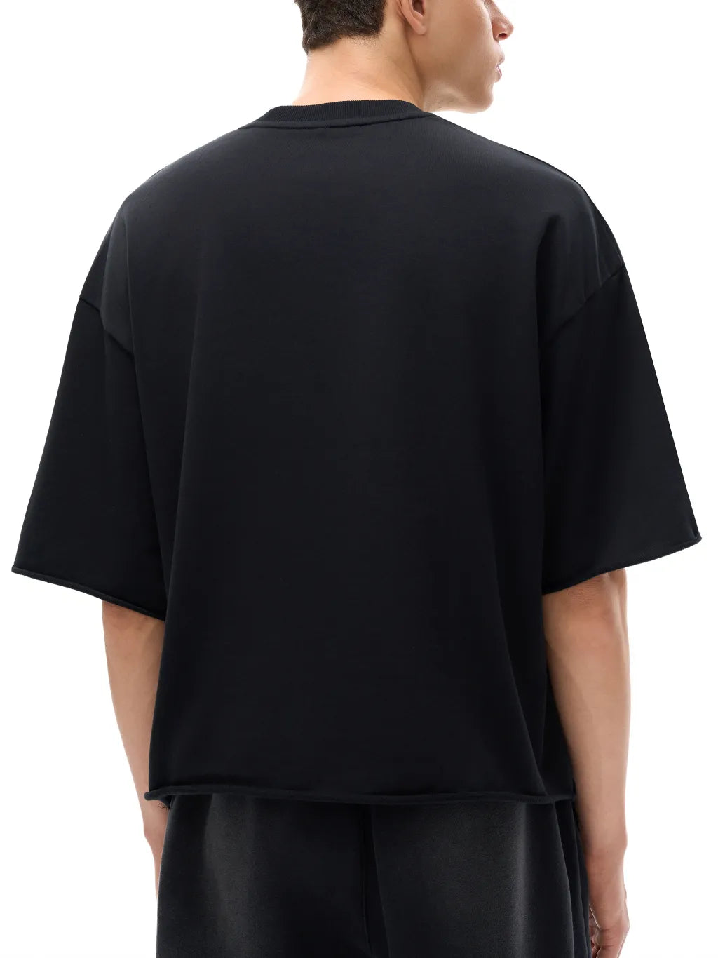 LUXURY TERMINAL - French Terry Raw Edge T-Shirt