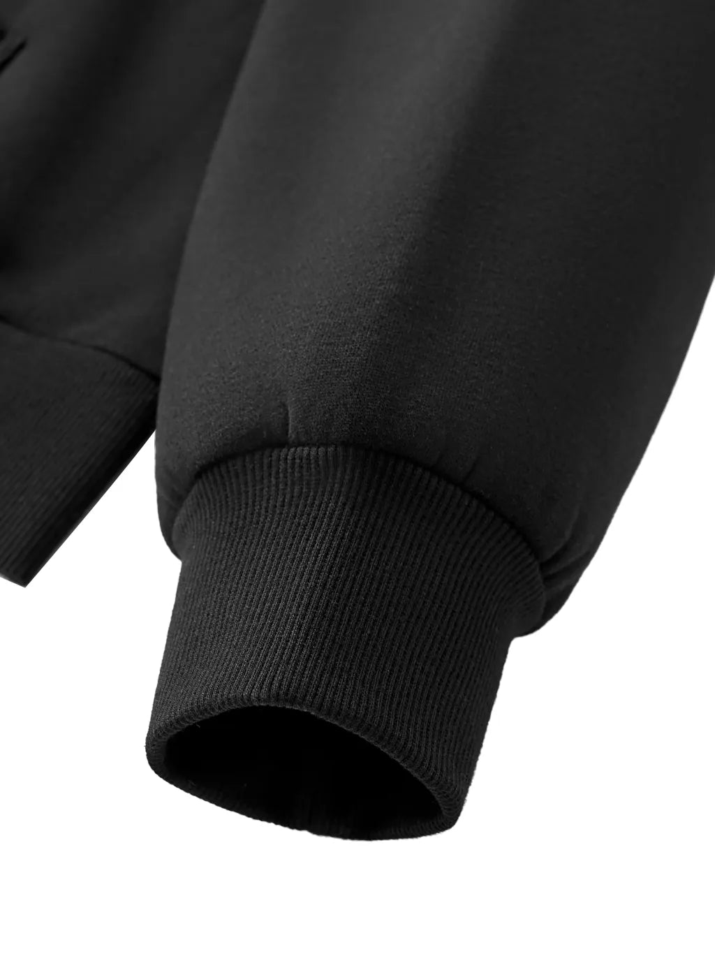 LUXURY TERMINAL - Fleeced Full-Zip Boxy Hoodie