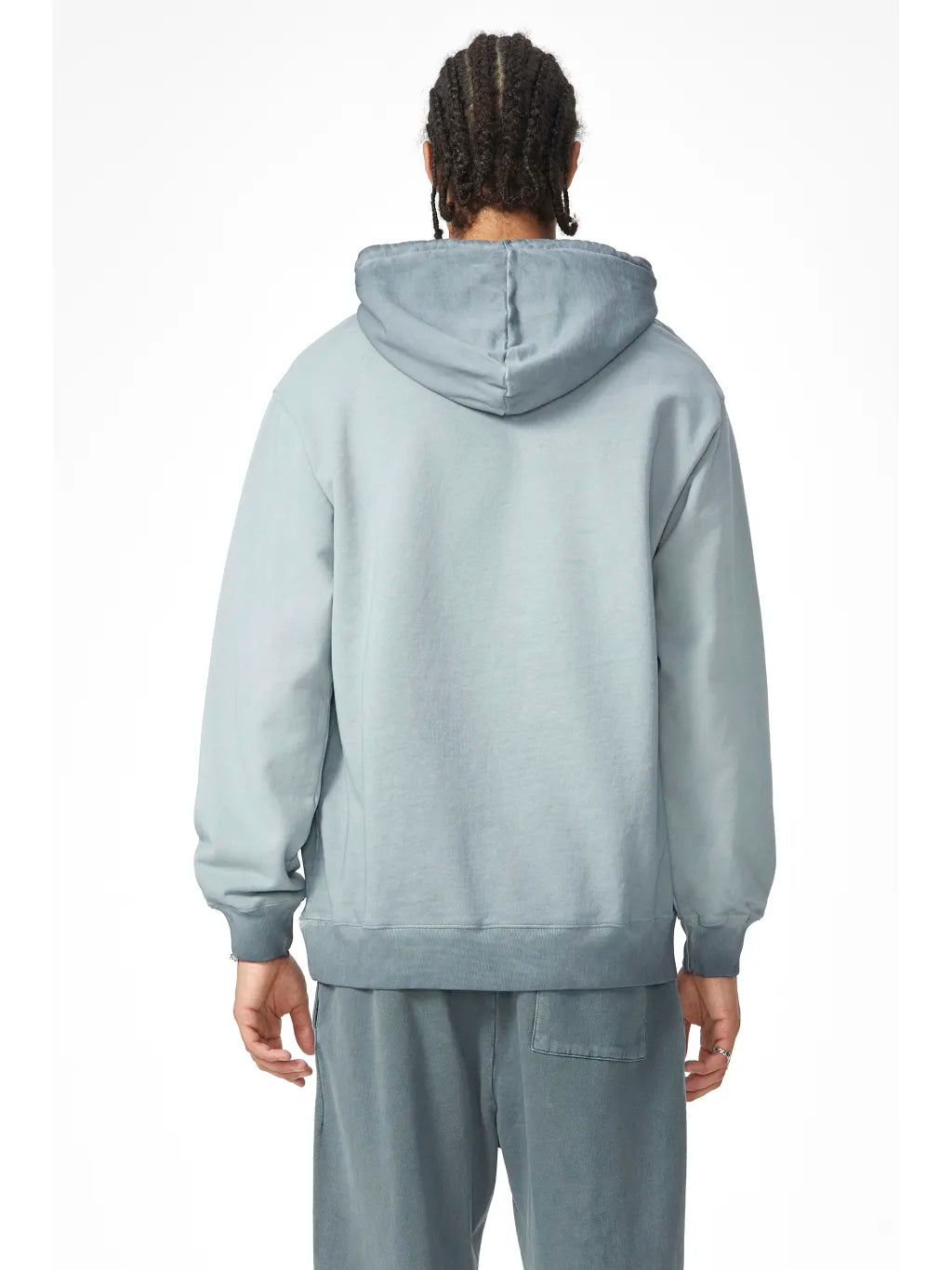 LUXURY TERMINAL - Ombre Stone Washed Colorpointed Hoodie