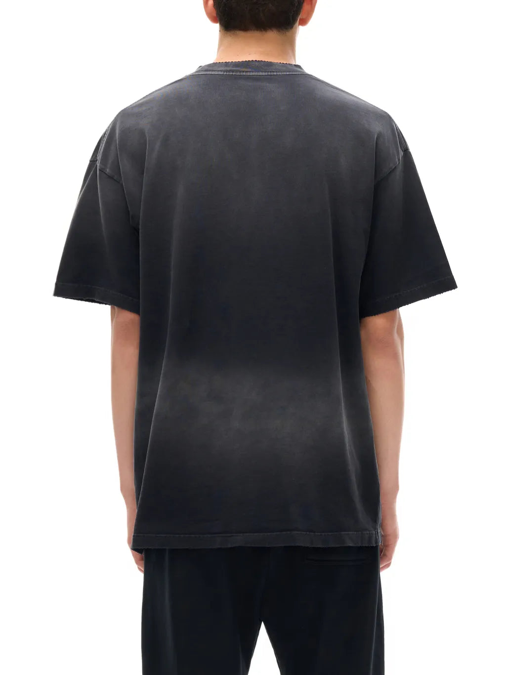 LUXURY TERMINAL - Sun Fade Hand-Frayed Cotton T-Shirt