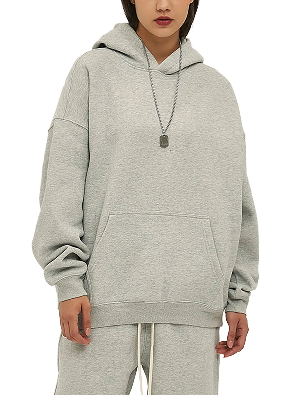 LUXURY TERMINAL - Oversize Fleeced Hoodie