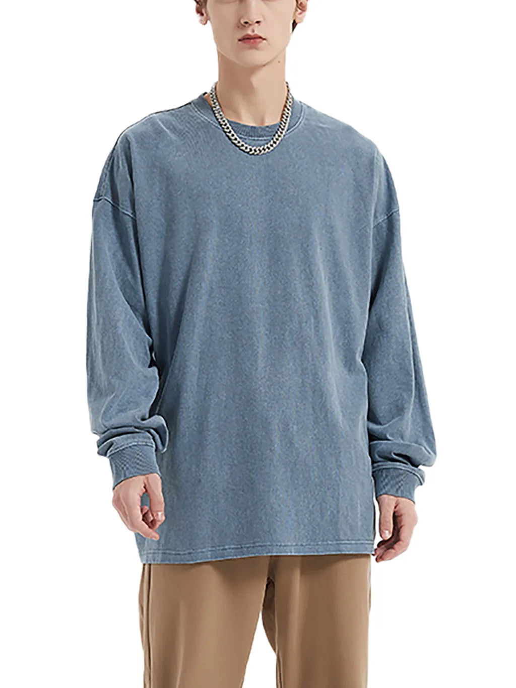 LUXURY TERMINAL - Vintage Washed Long Sleeve T-Shirt