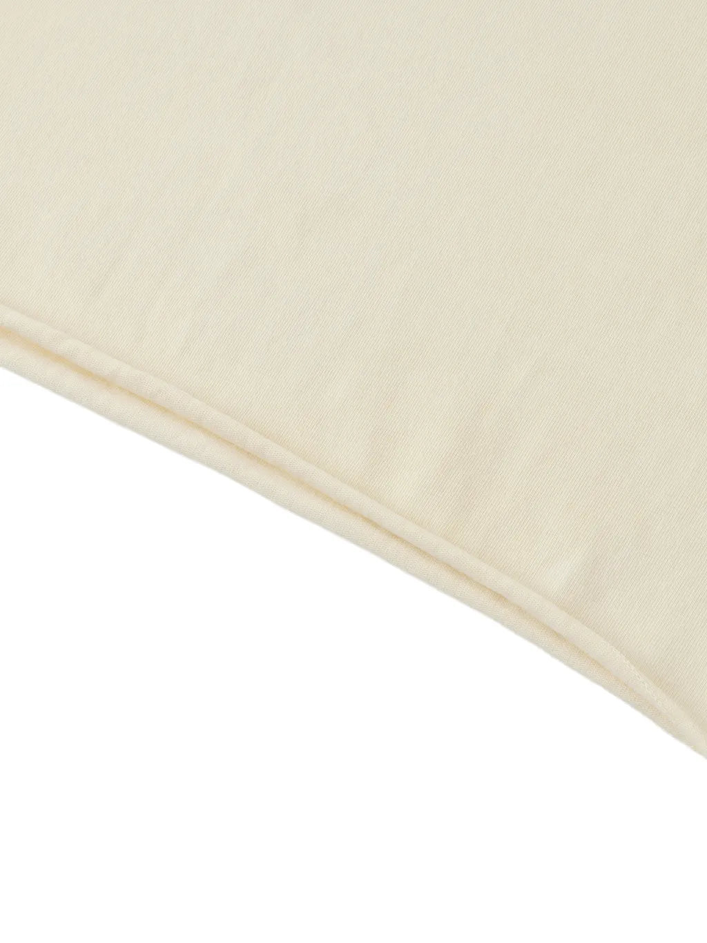 LUXURY TERMINAL - Off-Shoulder Rolled Hem Cotton T-Shirt