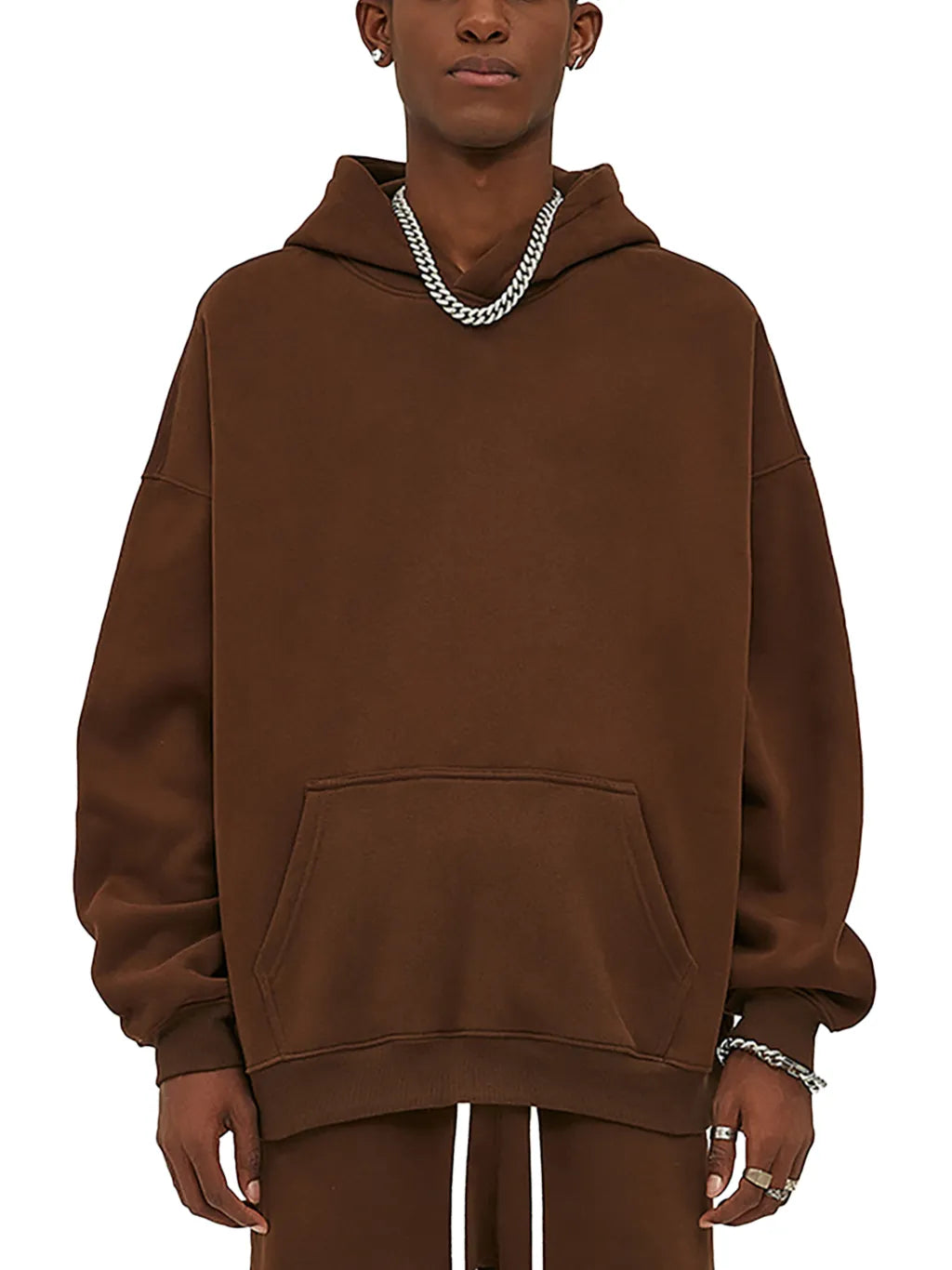 LUXURY TERMINAL - Oversize Fleeced Hoodie