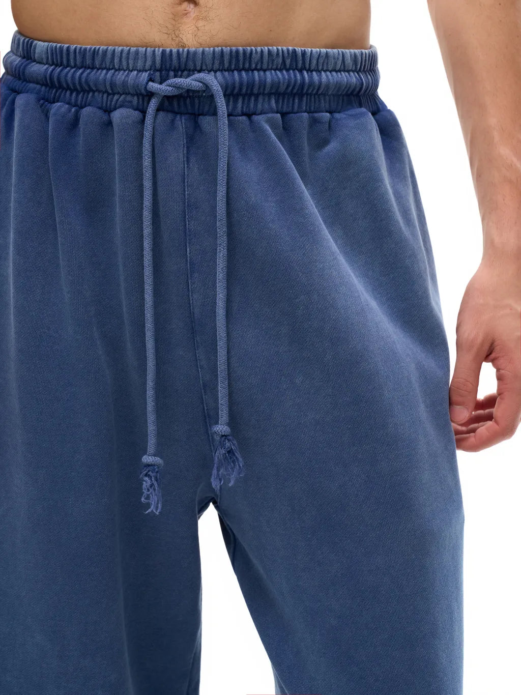 LUXURY TERMINAL - Snow Washed Straight Leg Pants
