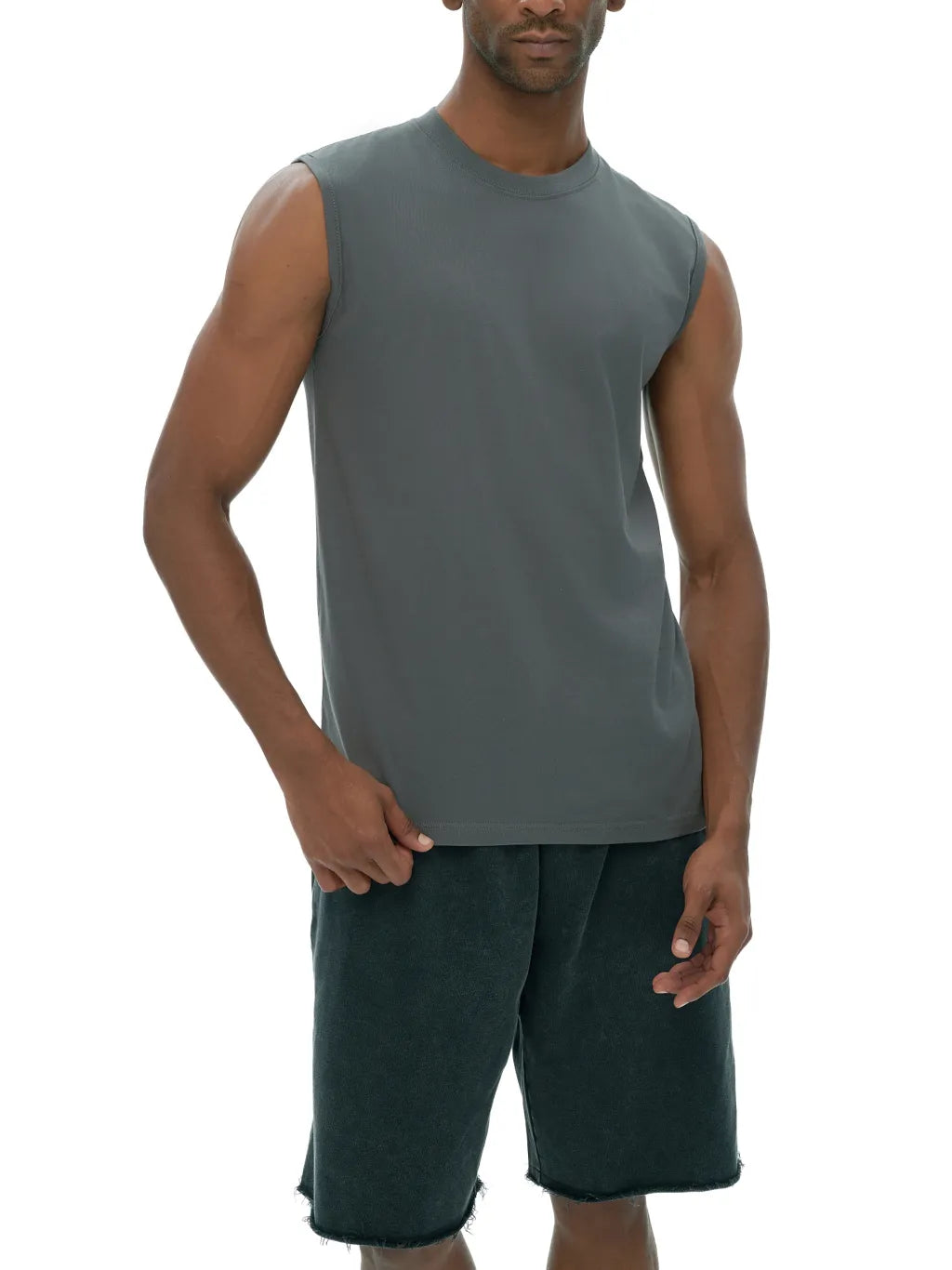 LUXURY TERMINAL - Men's Sleeveless Cotton Tank Top