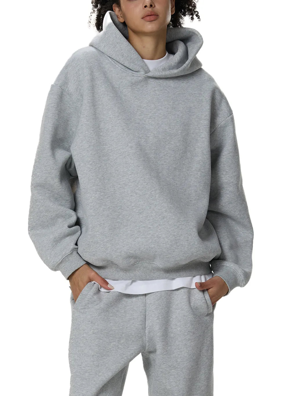 LUXURY TERMINAL - Fleeced Boxy Hoodie