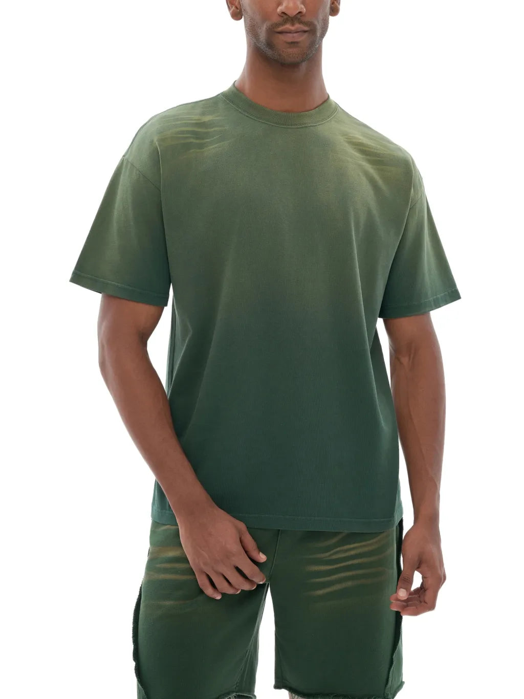 LUXURY TERMINAL - Tiger Stripe Gradient Washed T-Shirt
