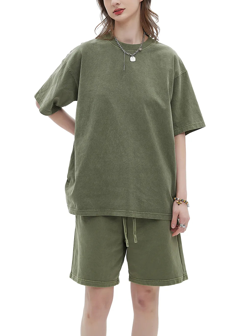 LUXURY TERMINAL - Enzyme Washed T-Shirt