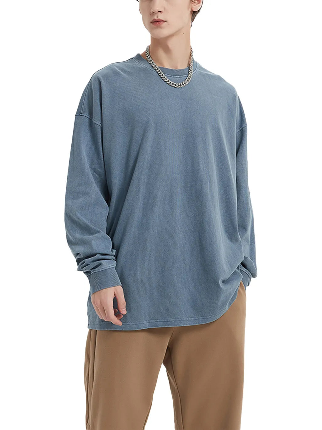 LUXURY TERMINAL - Vintage Washed Long Sleeve T-Shirt