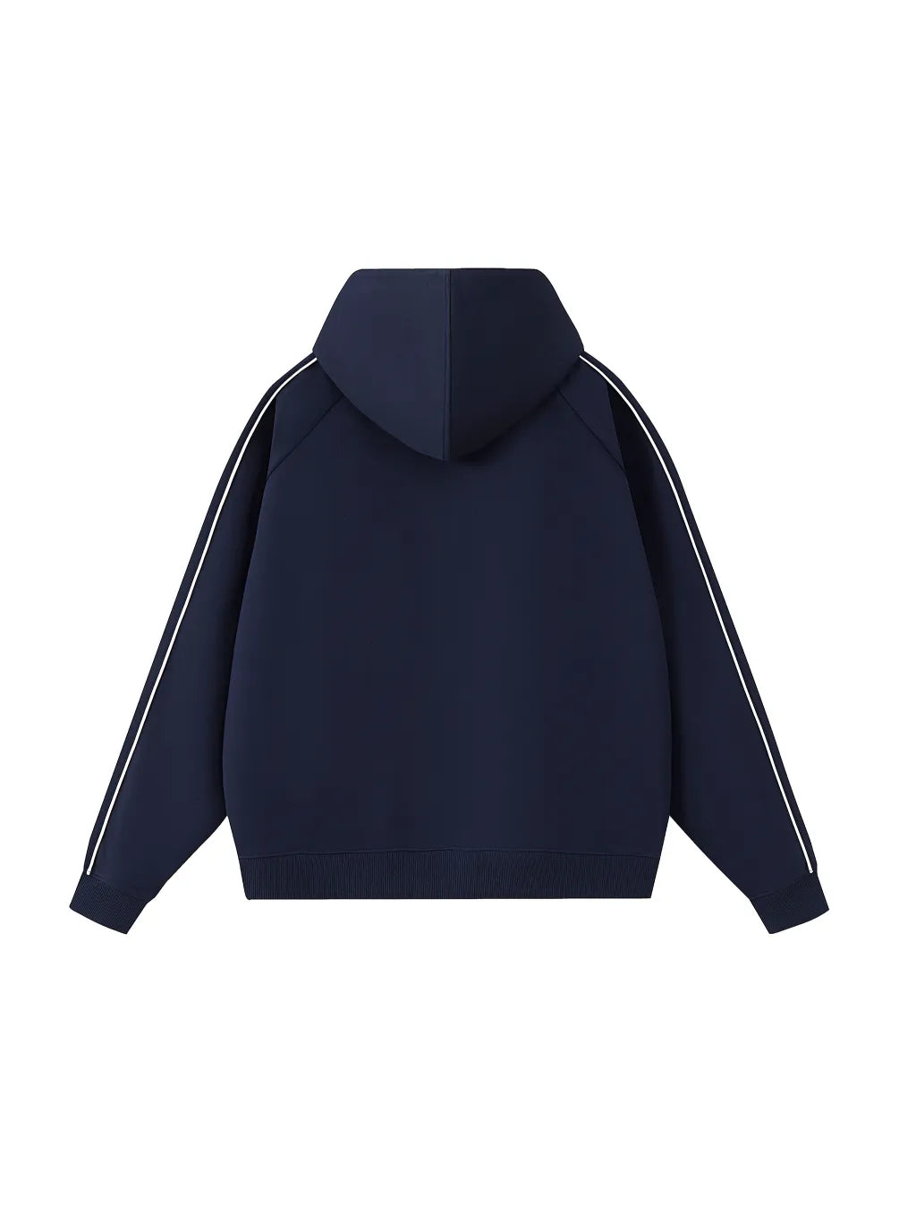 LUXURY TERMINAL - Contrast Piping Raglan Hoodie