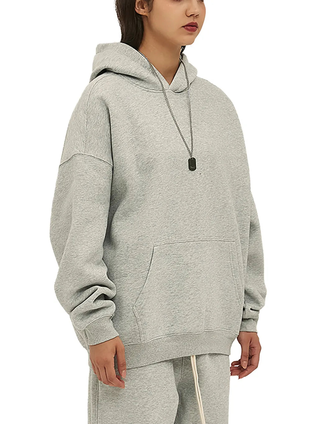 LUXURY TERMINAL - Oversize Fleeced Hoodie