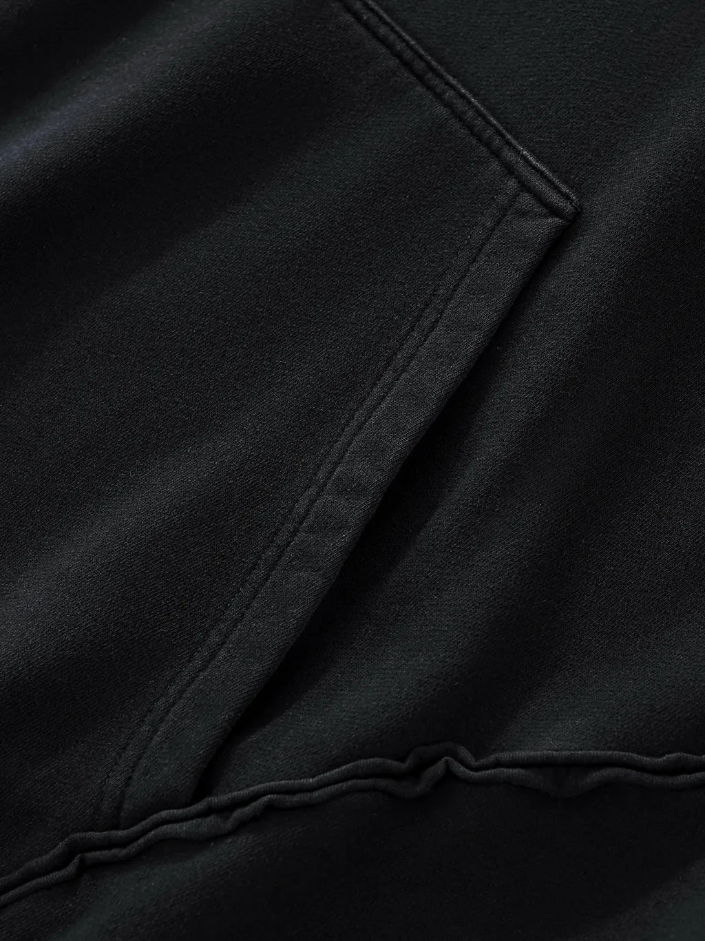 LUXURY TERMINAL - Raw-Seam Enzyme Washed Hoodie