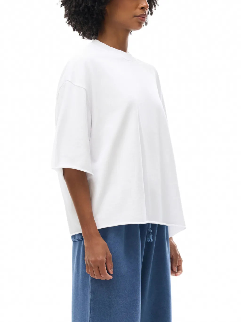 LUXURY TERMINAL - French Terry Raw Edge T-Shirt