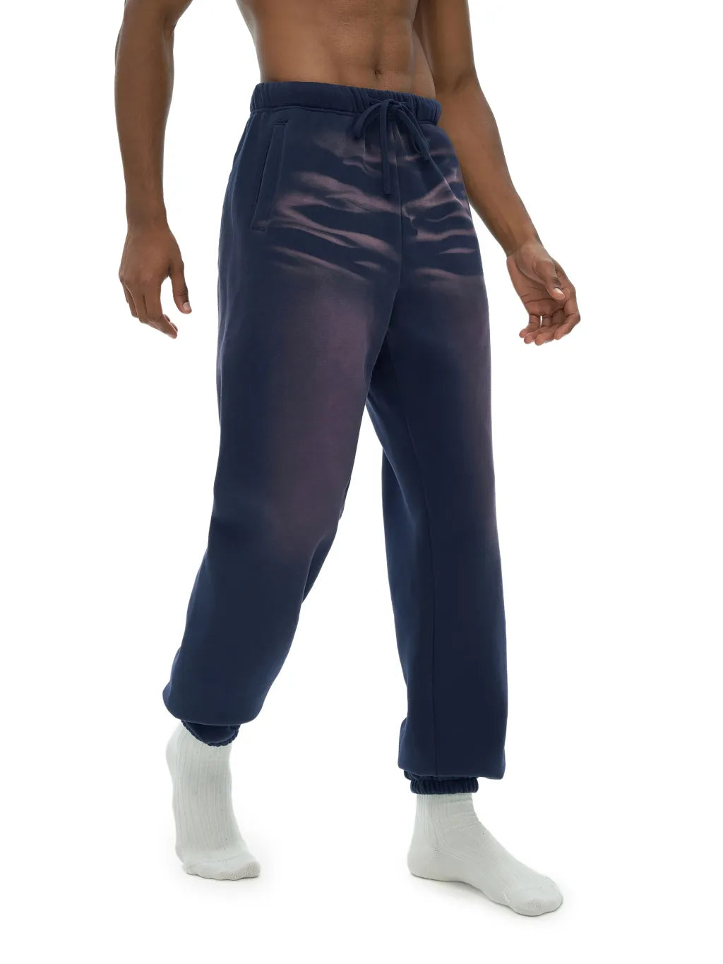 LUXURY TERMINAL - Sunfade Fleeced Sweatpants