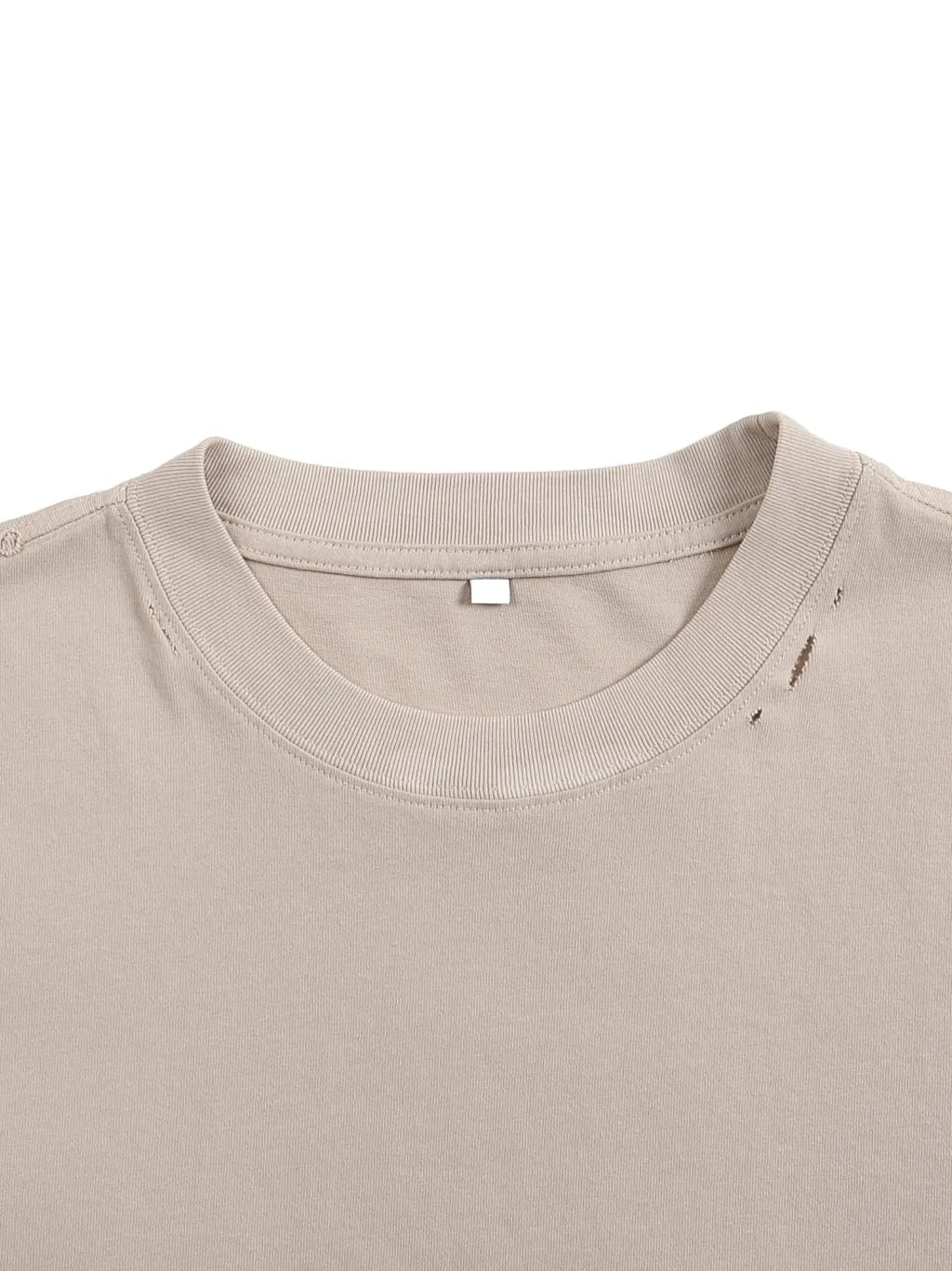 LUXURY TERMINAL - Classic Frayed Boxy Tee