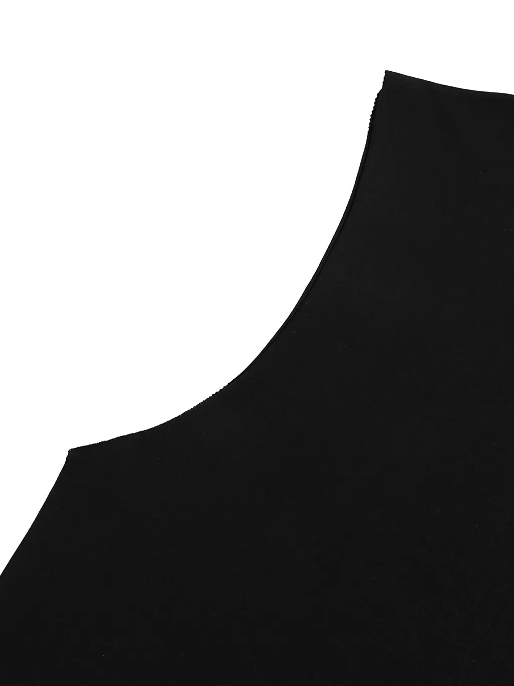 LUXURY TERMINAL - Raw Edge Cotton Tank Top