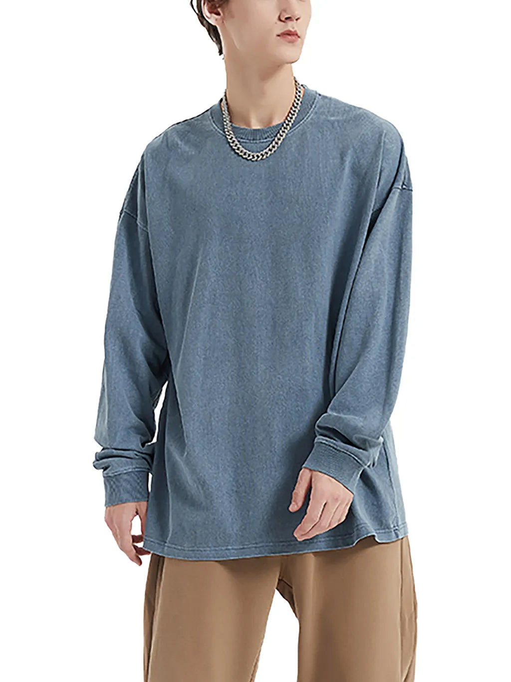 LUXURY TERMINAL - Vintage Washed Long Sleeve T-Shirt