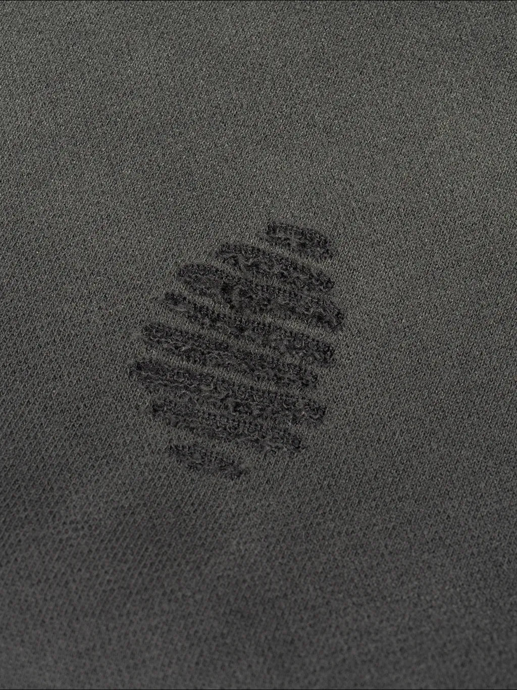 LUXURY TERMINAL - Frayed Sunfade Boxy Fleece Hoodie
