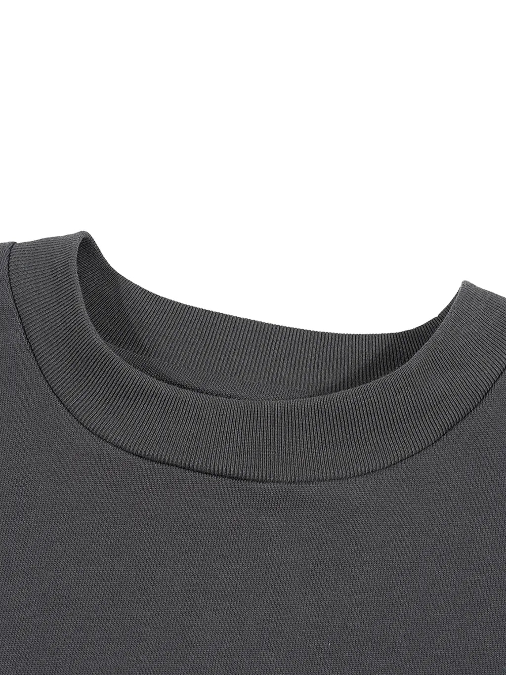 LUXURY TERMINAL - Raw Edge Boxy Non-Shrink T-Shirt