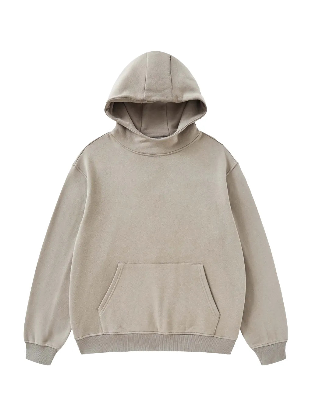 LUXURY TERMINAL - Fleeced High Neck Hoodie