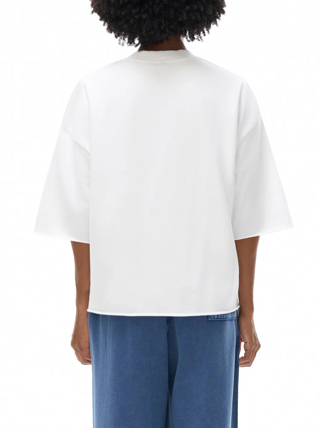 LUXURY TERMINAL - French Terry Raw Edge T-Shirt