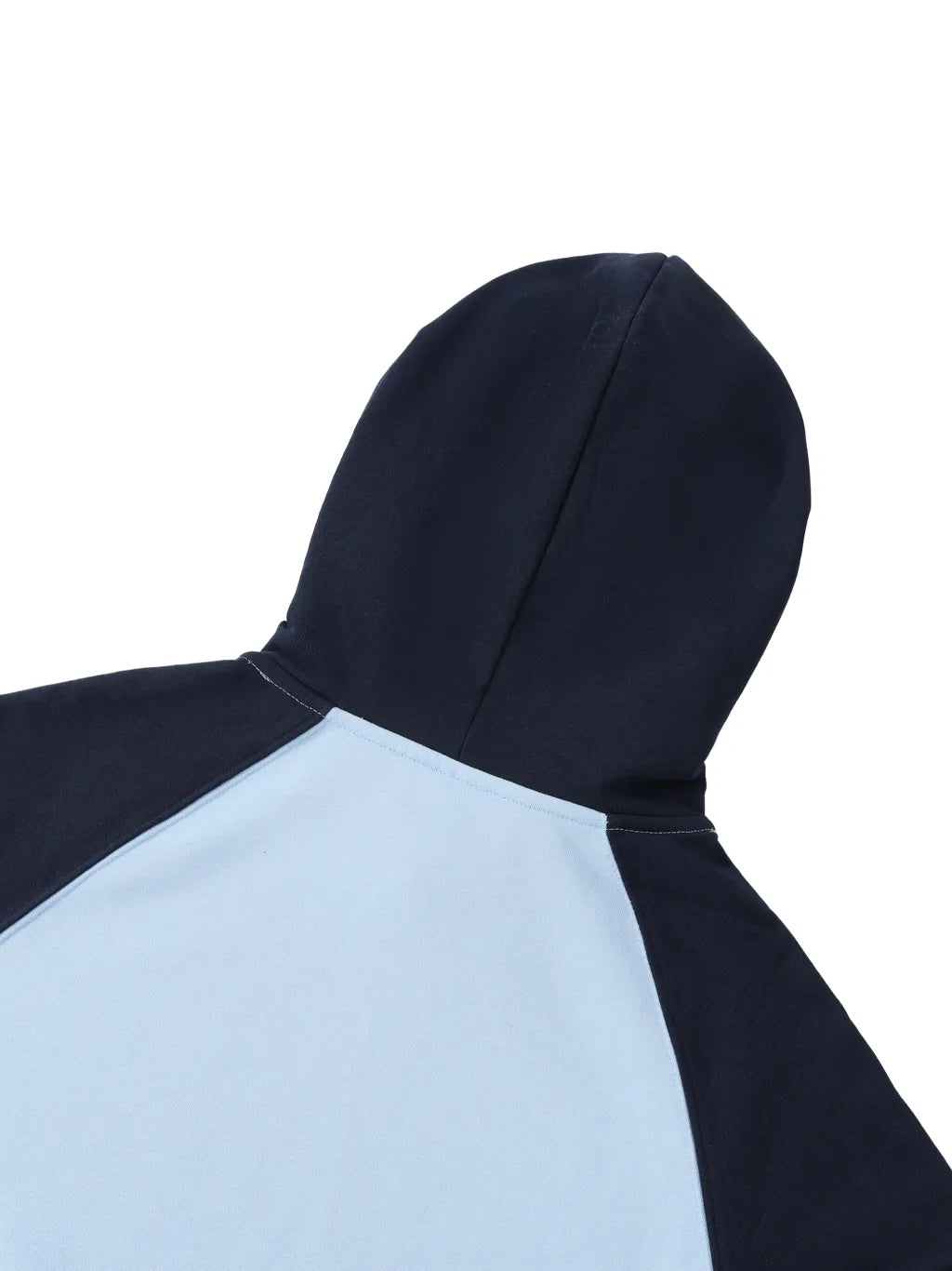 LUXURY TERMINAL - Color-Block Raglan Sleeve Hoodie
