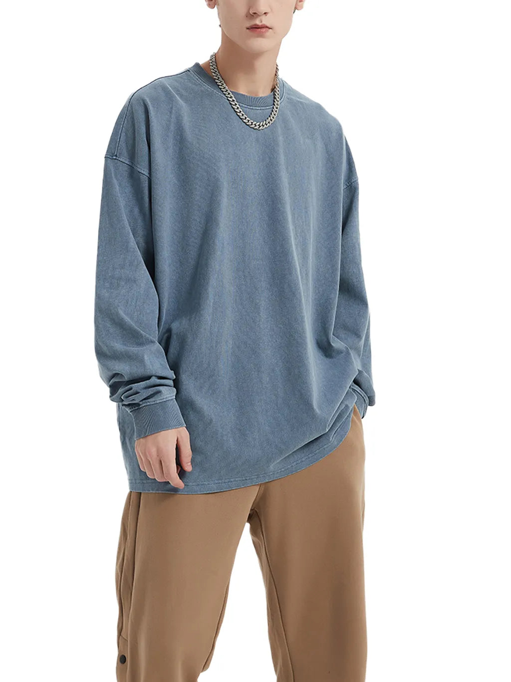 LUXURY TERMINAL - Vintage Washed Long Sleeve T-Shirt