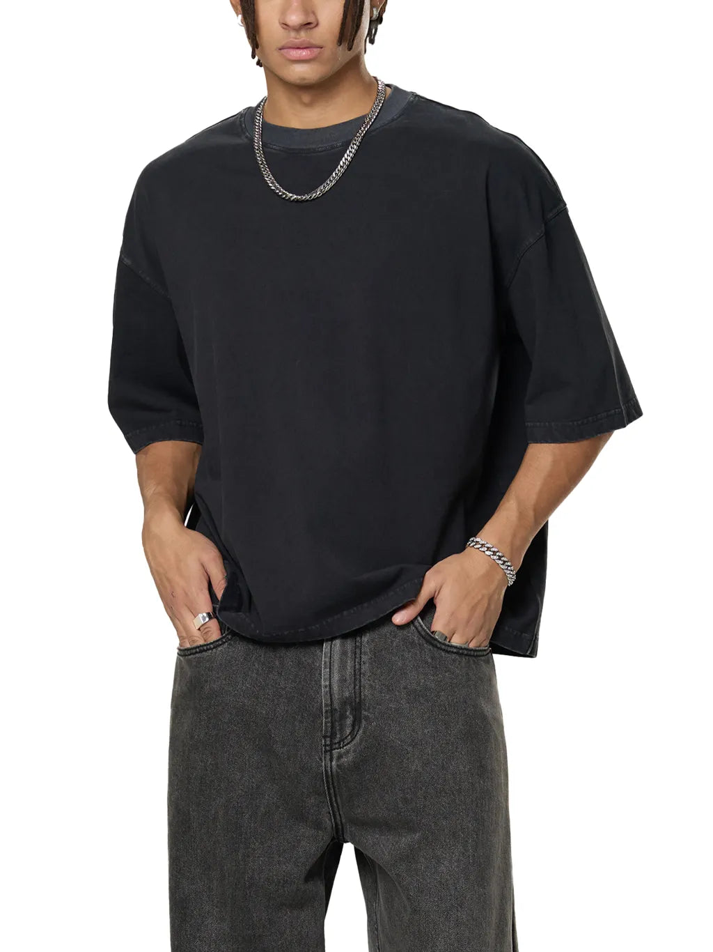 LUXURY TERMINAL - Vintage Washed Boxy T-Shirt