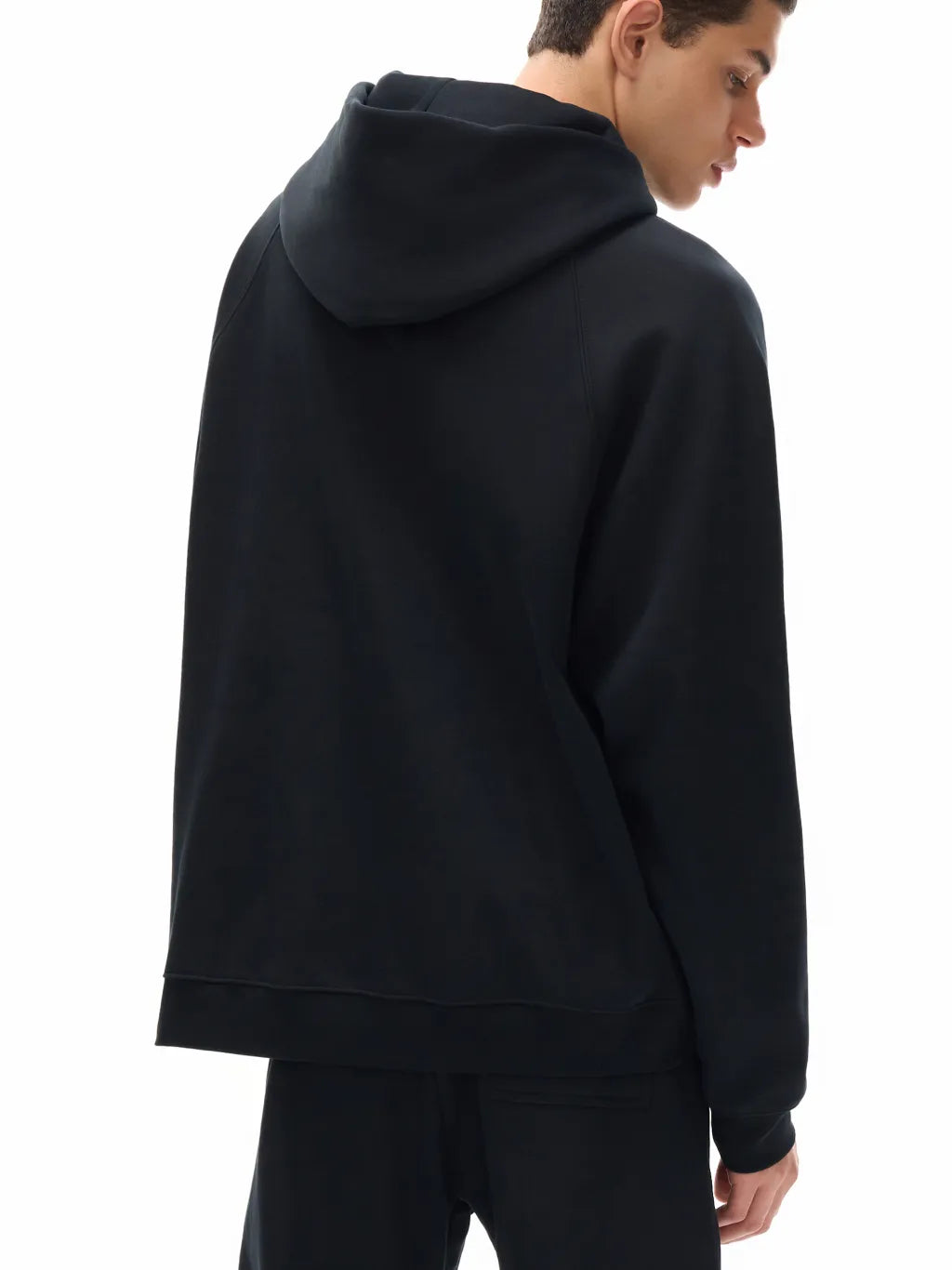 LUXURY TERMINAL - Essential Raglan Sleeve Fleece Hoodie