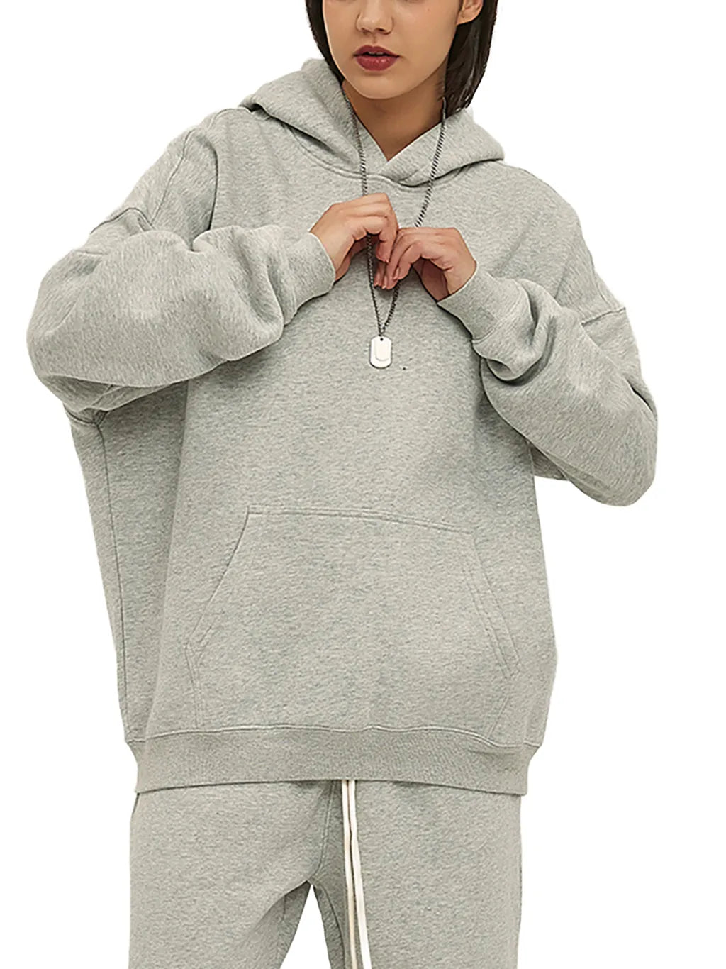 LUXURY TERMINAL - Oversize Fleeced Hoodie