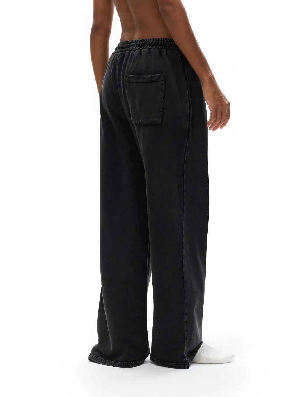 LUXURY TERMINAL - Snow Washed Straight Leg Pants