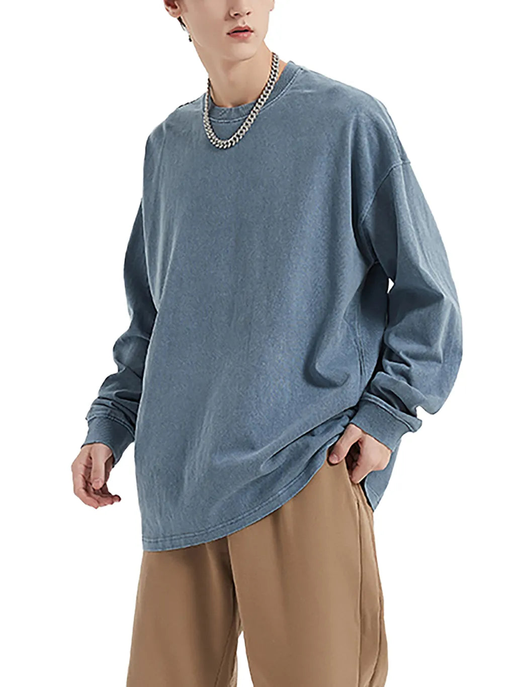 LUXURY TERMINAL - Vintage Washed Long Sleeve T-Shirt
