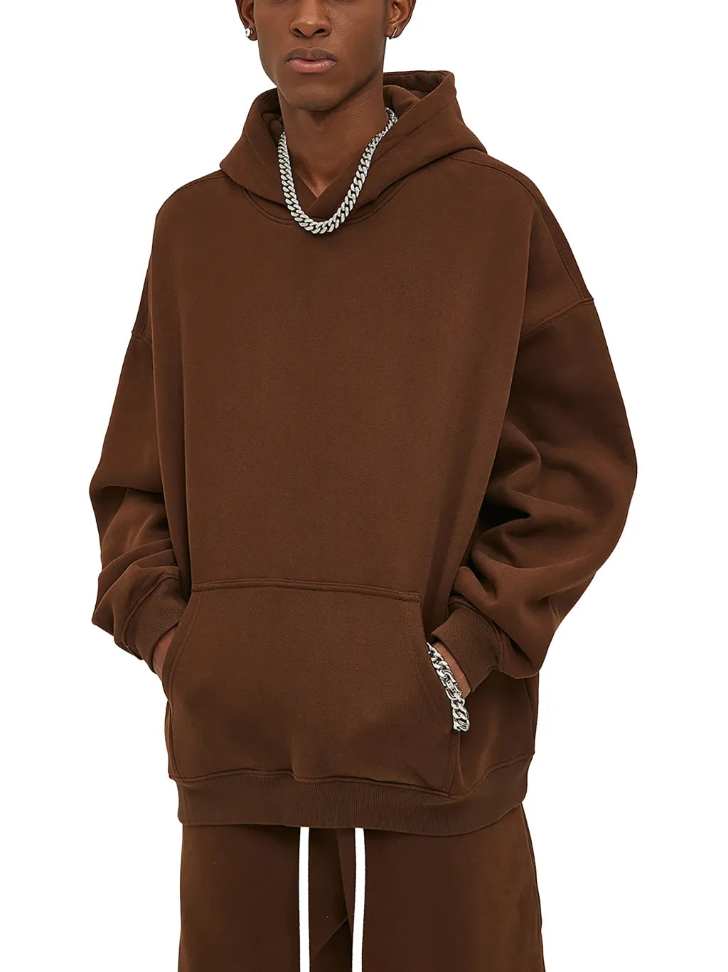 LUXURY TERMINAL - Oversize Fleeced Hoodie