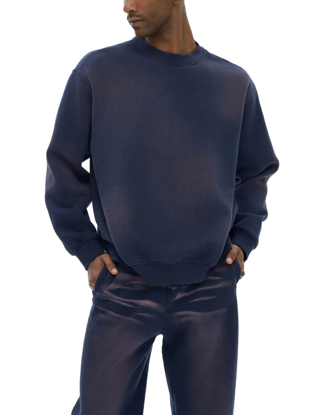 LUXURY TERMINAL - Sunfade Fleeced Sweatshirt