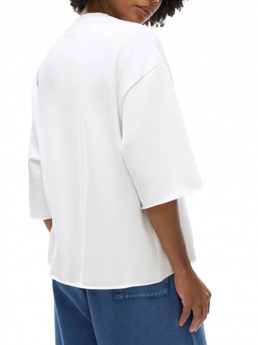 LUXURY TERMINAL - French Terry Raw Edge T-Shirt