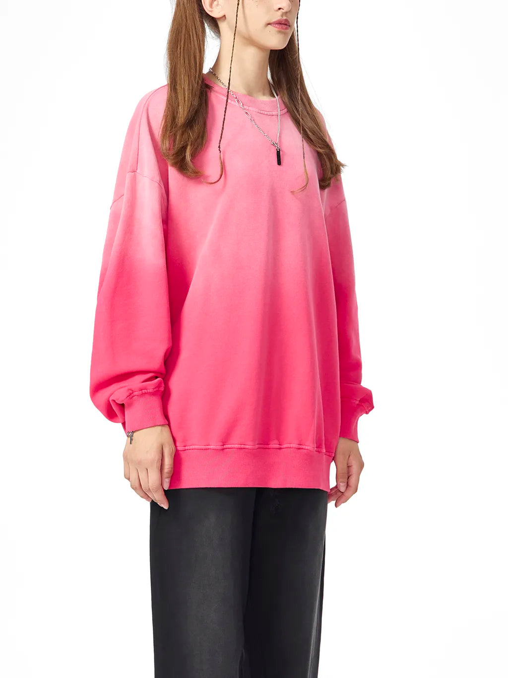 LUXURY TERMINAL - Sunfade Drop-Shoulder Cotton Sweatshirt