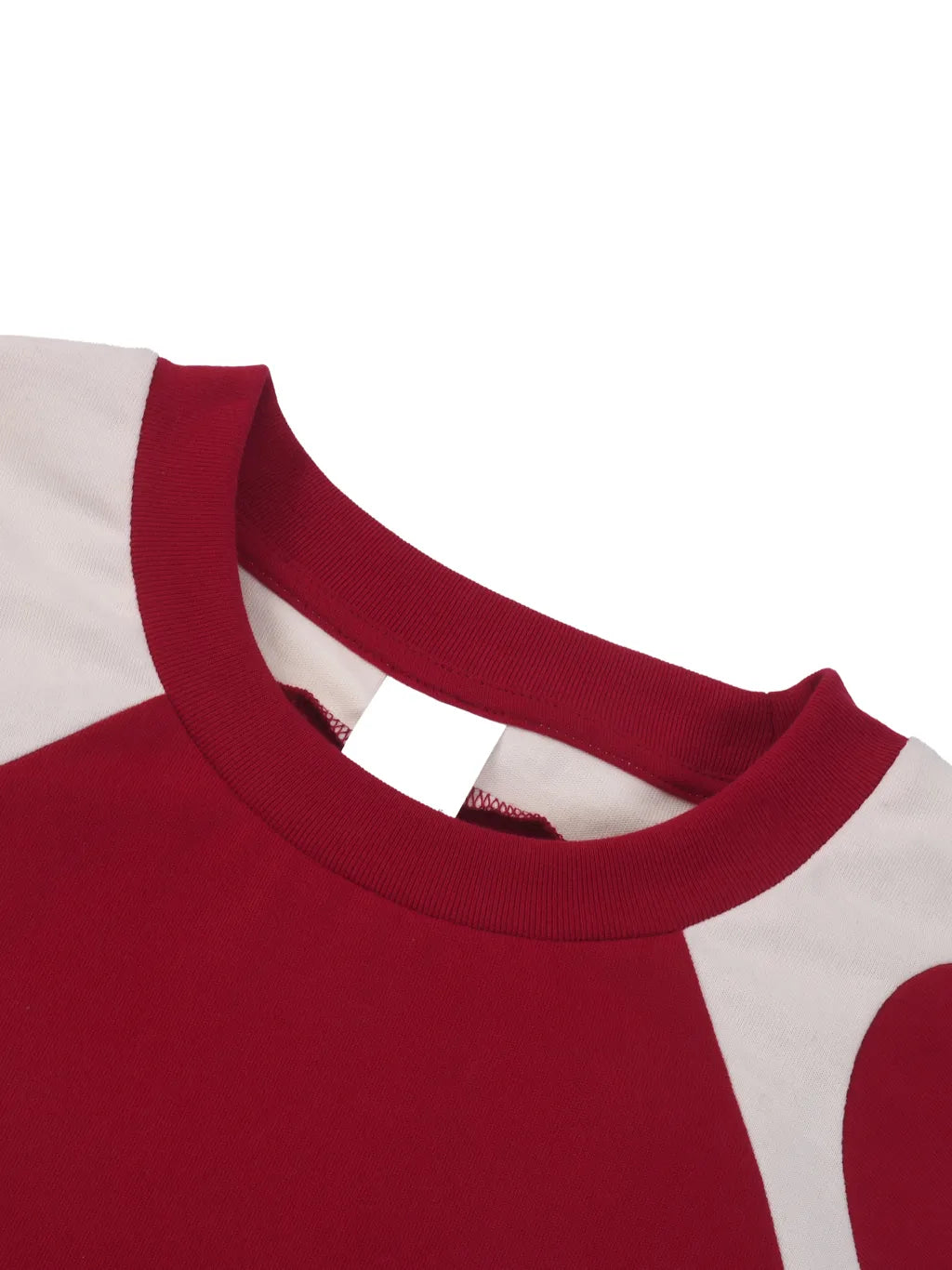 LUXURY TERMINAL - Contrast Panel Cotton T-Shirt