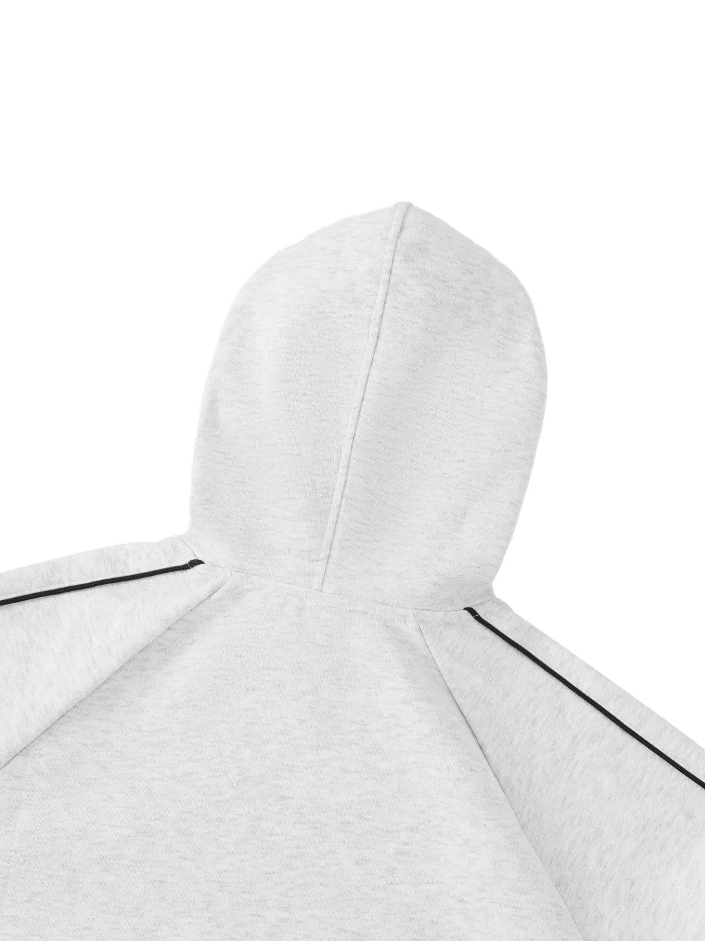 LUXURY TERMINAL - Contrast Piping Raglan Hoodie